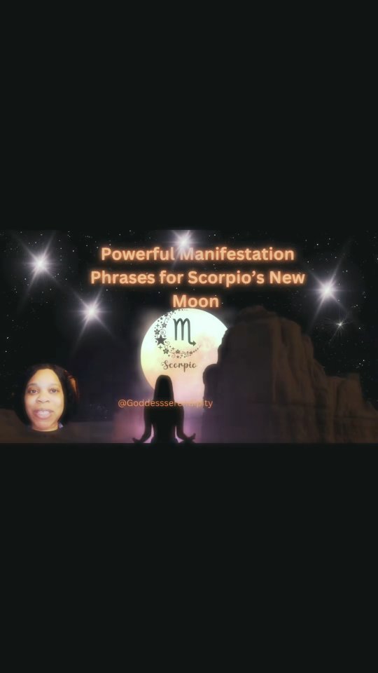 Get ready to transform under the potent energy of the Scorpio New Moon Nov 1. Lasting 3 days as it waxes! This New Moon isn’t just any fresh start—it’s a time for deep healing, powerful rebirth, and manifesting with intention. In this video, I’m sharing five powerful affirmation phrases designed to help you harness Scorpio’s transformative energy. Each phrase is crafted to help you release what no longer serves you, embrace change with resilience, and manifest the life you truly desire.
Whether you’re looking to deepen your intuition, attract meaningful connections, or invite profound growth, these Scorpio-inspired power phrases will guide you. Watch along to learn how to use these affirmations in your New Moon ritual—through speaking, journaling, or creating your own Canva vision board. Ready to make the most of Scorpio’s mystical energy? Hit play, and let’s start manifesting together!
Free Moon Tracker and much more👉🏾👉🏾👉🏾https://myempressretreat.ck.page/welcome
**Don’t forget to subscribe for more New Moon rituals, astrology insights, and powerful manifestation tips! 🌙 #ScorpioNewMoon #ManifestationPhrases #NewMoonRituals #Astrology #Affirmations #ManifestYourBestLife**