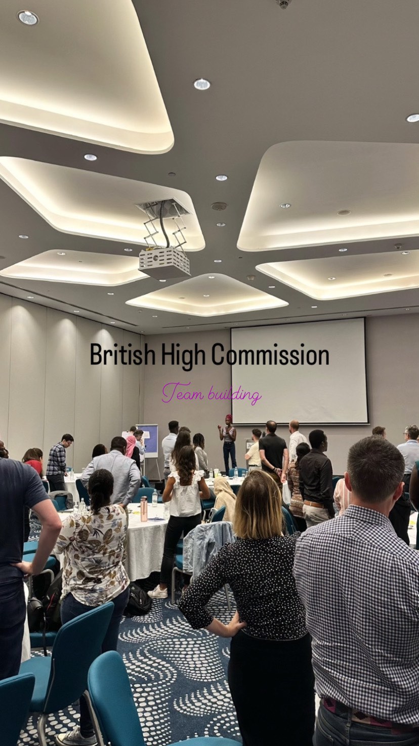 Team Building that is based in psychology, somatic & yogic practices (backed by evidence based research) is by far the most effective tool at actually enhancing the interpersonal relationships within organizations.
I got to work with the British High Commission team imparting helpful tools & techniques in bringing down stress hormones that are often overproduced in high stress environments.
We practiced movements, breath work and visualizations designed to trigger the nervous system response into producing “happiness hormones” such as oxytocin (a key factor in bonding), serotonin, endorphins and dopamine.
The proof was in the pudding - with the team leaving the workshop feeling physically better (headaches, backaches etc were gone) and a sense of well-being showed up on the smiling faces of everyone who stopped to thank me on my way out.
I am forever humbled and grateful to these organizations prioritizing their team’s wellbeing and thankful to be a trusted collaborator in their process of healing and growth.