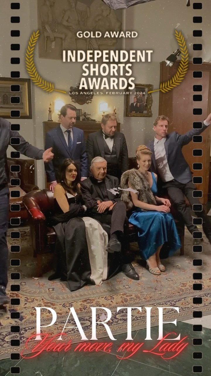 Fashionably late as per usual with this announcement but still thrilled to have won for Best Crime Short at the Independent Shorts Awards back in February for our film Your Move My Lady/Partie ♟️
Thank you @independentshortsawards 🙏
Today we’re sharing a little behind the scenes video from the photoshoot for the official poster. Actor @mira_nosek_official had some difficulties finding his place on the couch after portraying a guy in a wheelchair apparently 😅
.
.
.
.
.
.
.
.
.
.
.
.
.
.
.
#filmefestival .
.#womeninfilm #independentshortsawards #filmawards #femalefilmmakers #femaledirector #lucievondrackova #behindthescenes #partie #czechfilmmaker
#yourmovemylady #cinematography