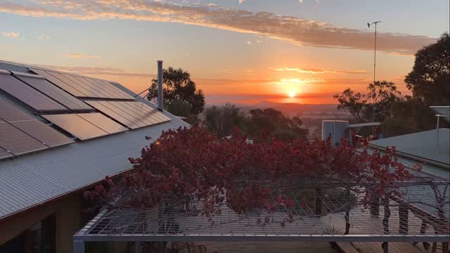 Autumn colours #centralvictoria #autumnisthebest #sunset
