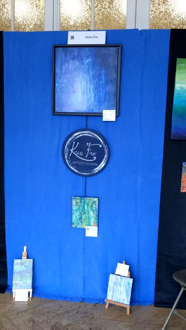 Mon stand est prêt ! biennale de #metiersdart01 de demain 1er à dimanche 3 novembre à Bourg en Bresse place de la comédie