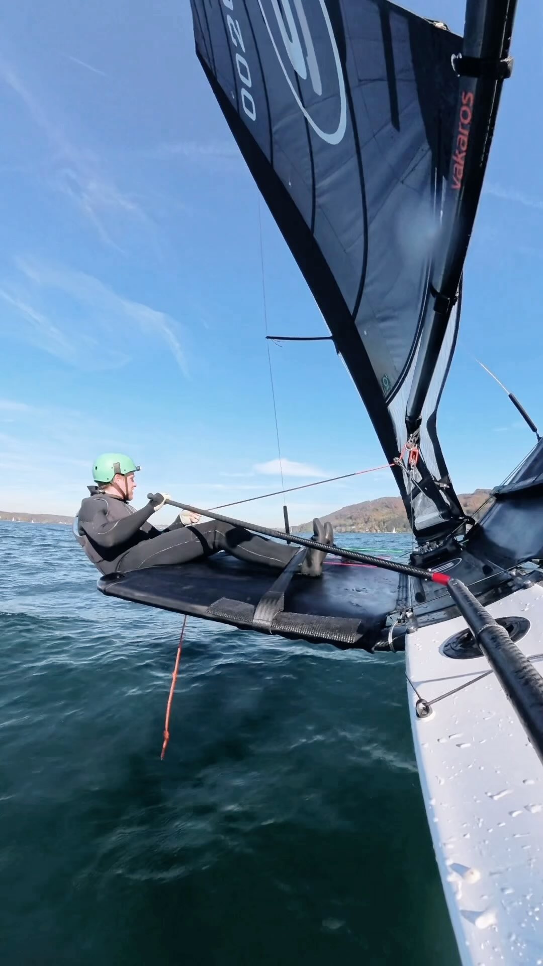 @switchonedesign training October Attersee @uycas @autsailing with @benbildstein. @switch_class_austria @ziegelmayer_sailing . #foiling #sailing