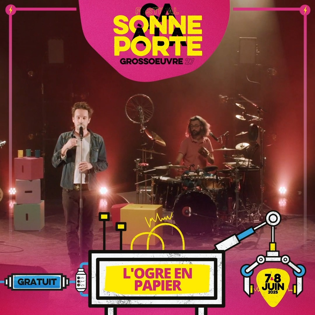 ⚡️🩷 Focus sur @l.ogre.en.papier 🩷⚡️
☀️ Concert jeune public ☀️
L’Ogre en Papier, c’est une voix grave et rocailleuse, mais une créature qui ne fait pas peur. À travers ce personnage décalé, Ben Herbert Larue raconte les états d’âme d’un adulte confronté aux questions des plus jeunes. Entre concerts, créations jeune public et ateliers, il mêle musique, poésie et imaginaire pour une expérience ludique et authentique, où guitares électriques, banjo, accordéon, batterie et percussions se partagent la scène. Un univers tendre et décalé, où chacun trouve sa place.
☀️ Rdv les 7 & 8 juin 2025 à Grossoeuvre pour la 18è édition du festival GRATUIT !
Évreux Portes de Normandie ⚡️Département de l'Eure ⚡️ Mairie de Grossoeuvre ⚡️ Ville d'Evreux
#festival #normandie #rock #eure #evreuxnormandie #CSALP