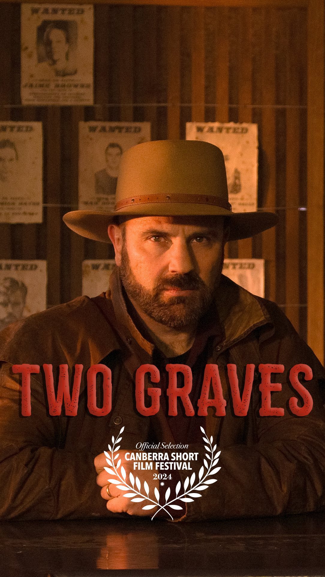 Two Graves - Official Selection and Premiere Screening - Canberra Short Film Festival 2024 - 6-20 November
@aiefilmschool presents
a DAN SANGUINETI production
of a CARL EMMERSON film
TWO GRAVES
starring QUINTEN BROWN
starring CRAIG ALEXANDER
featuring EMILIE MARTIN
production designer JOHN SILVESTRO
art department MIKEY J. WATSON
costume designer VICTORIA HOPKINS
makeup design and artist LEESA MARIA-COK
director of photography AARON KING
editor and sound design DAN SANGUINETI
executive producers ADRIEENE GAULT
STAN EMMERSON
produced by DAN SANGUINETI and MIKEY J. WATSON
written and directed by CARL EMMERSON