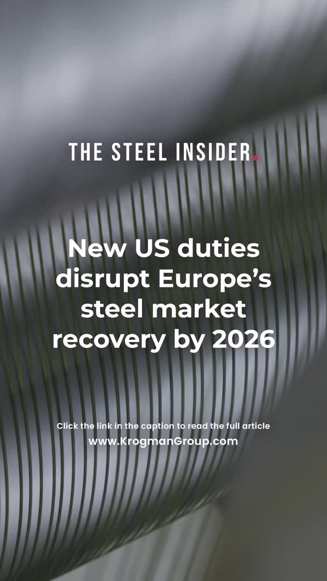 Check out the latest on The Steel Insider 🚨
"New US duties disrupt EU steel market recovery by 2026"
Due to trade turmoil in the EU, steel consumption is expected to fall for the fourth consecutive yThe new 50% US tariff on steel imports has dealt a powerful blow to the already weakened European steel market.
Click the link in our bio to read the full article from GMK Center
https://gmk.center/en/news/new-us-duties-disrupt-eu-steel-market-recovery-by-2026-eurofer/
What do you think of this new 50% US tariff?
Write your comments below!
#TheSteelInsider #IndustryUpdates #EuropeSteelMarket #USTariff