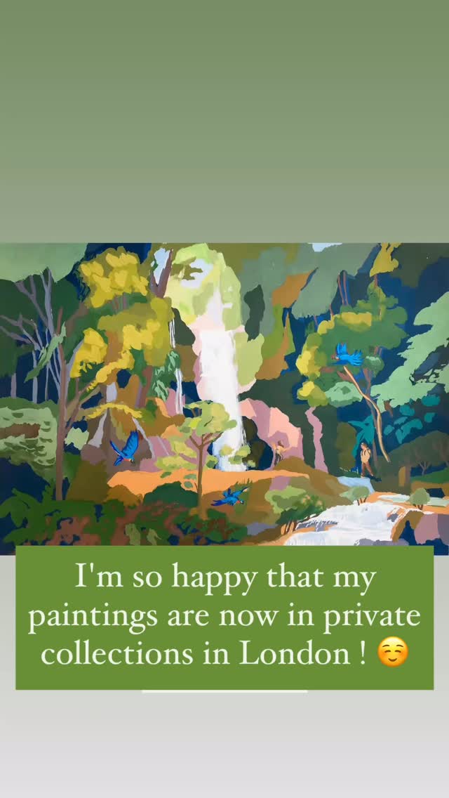 I’m so happy that my paintings are now in private collections in London!
They were born from the imagination of English gardens, they found people who loved and recognized them. They no longer belong to me! They live their own lives! ☺️
#contemporaryart #artgallery #artistsoninstagram#frenchpainter #artcollector #emergingartist #londonart #curator_artgallery #artcollection #artconsulting #artofinstagram #nadegemarneffeart
