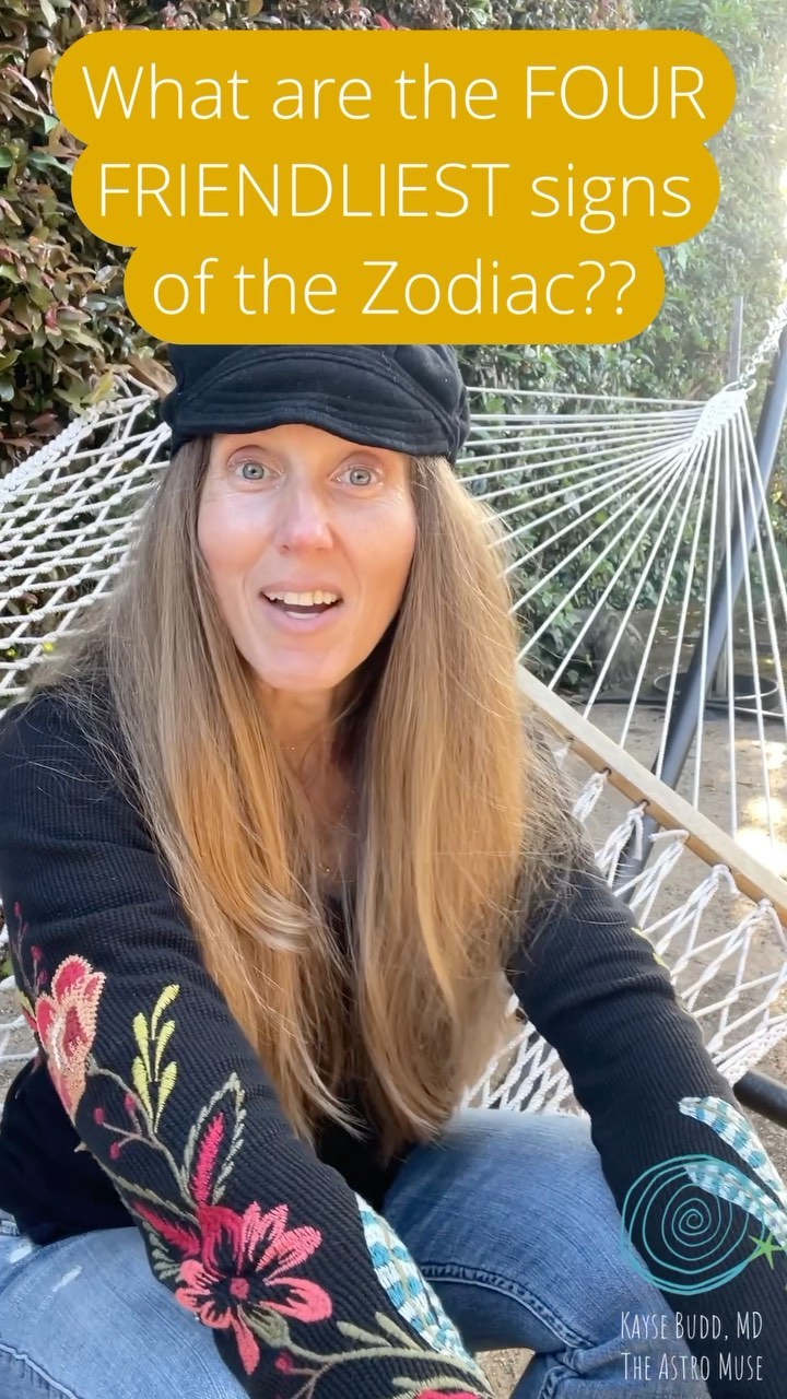 Which signs are the friendliest?? 👯♀️👋🌻
.
I listed my top four but only really described three.
.
What do you think? Did I get it right?? What sign would you add??
.
👉Want more fun astro amusement? I know I do!! Follow me!
.
Have a great day!! 😘
.
#astrologyfun #astroreels #geminiseason