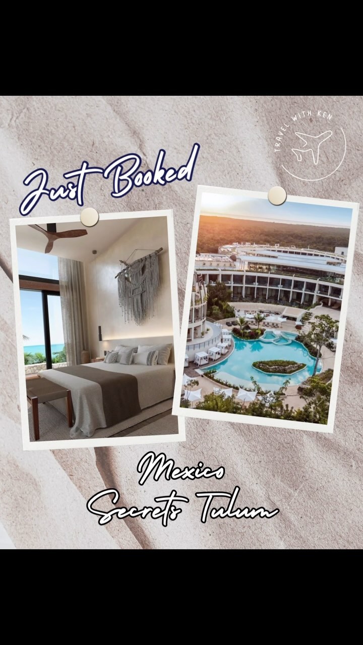 ✈️ Discover Secrets Tulum Resort & Beach Club, an adults-only paradise where luxury meets nature! Indulge in breathtaking jungle-inspired suites, relax by crystal-clear pools, and explore the vibrant Tulum nightlife just steps away 💃🏽
Ready for an unforgettable escape to paradise🏝️? Let’s make it happen! Request a quote today!
#SecretsTulum #travelwithkenh #adultsonlyresort #tulum