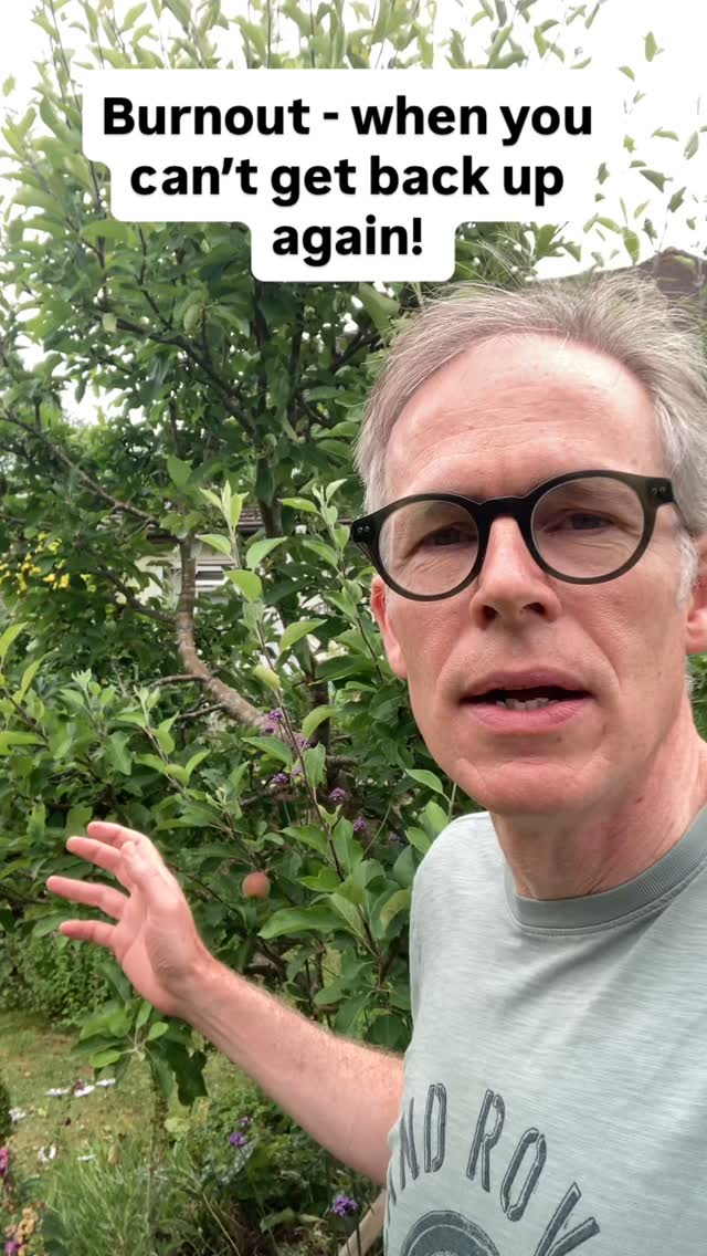 Our apple tree proved to be the perfect metaphor for burnout! It is a strong tree, but was carrying too heavy a load of apples and, as so often happens with burnout, we didn’t have the time to thin it out and - if we are entirely honest - we didn’t want to let go of all those lovely apples! 🍎🍏
And then, as is so common in burnout, it just fell over one day. There was no prior warning that it was about to do that, it just reached a tipping point, and then it was too late to do anything about it, we had no chance of standing it up again!
And then it showed us it’s last, powerful, lesson - that sometimes, with burnout, there is no substitute for time. As the summer went on and we picked some apples and others fell off, it actually started to lift itself, little by little, off the ground. And by the end of the season, relieved of the weight of all the apples and with a bit of careful pruning, what has seemed like an impossible task became really straightforward and we lifted it back up with ease. And now it’s is thriving once again!
If burnout came upon you seemingly overnight, be reassured that this is how it usually happens. If you didn’t spot the signs in time, you’re not alone in that. And if it feels like you are lying flat on the floor with no idea how you will ever get up again, then that is normal too! Hang in there! Gradually things do improve with time, there is light at the end of the tunnel even if you can’t see it right now, and you can and will thrive again! 😊👍🍎
#burnout #stress #mentalhealth #burnoutrecovery #gp #doctor