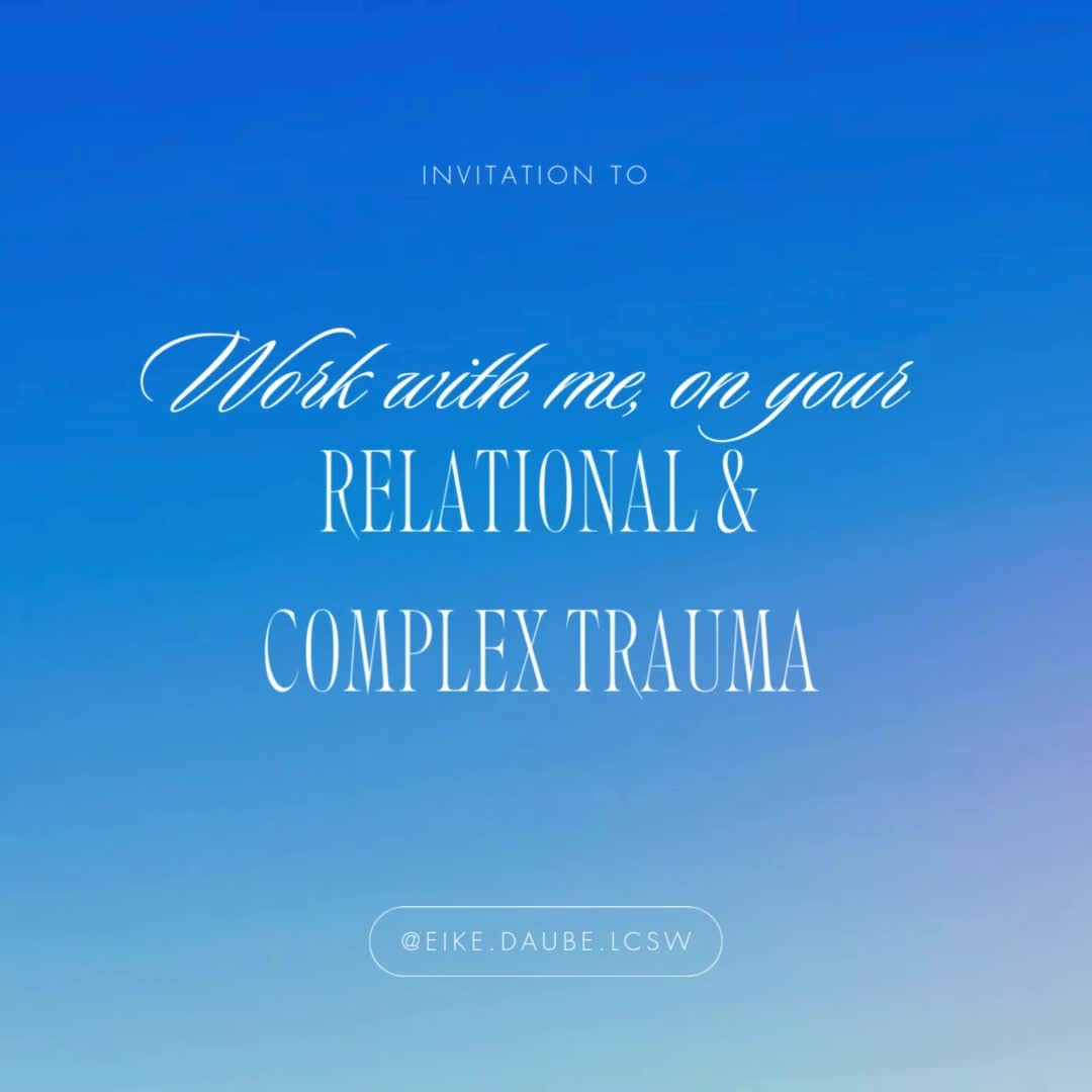 Healing from relational and complex trauma can feel overwhelming, especially when the patterns are deep and hard to recognize. But healing is possible, and I’d be honored to walk alongside you in this process.
In our work together, we’ll begin by identifying your adaptive vs. maladaptive patterns—those habits you may have picked up as survival mechanisms that no longer serve you. We’ll get to the root of blocking beliefs and core beliefs that hold you back, understanding where they come from and why they persist.
Trauma doesn’t always look the way you’d expect. Together, we’ll explore what trauma means for you, not just in traditional terms but in the way it shows up in your life and affects your nervous system. We’ll use your body's wisdom to assess triggers and safety, finding ways to regulate and ground you when things feel out of control.
The process of re-parenting yourself will allow you to start providing the nurturing and care you might not have received when you needed it most. This helps us create reparative experiences that heal old wounds.
I use a psychoanalytic approach to help gain clarity on how your past affects your present—so that you can understand, not just intellectually but emotionally, what’s keeping you stuck. With EMDR, we’ll work to unblock and fully process the thoughts, beliefs, and experiences that feel like they’re endlessly looping in your mind.
We’ll also explore new ways to navigate dissociation when it comes up, helping you find safety in the present moment. With a new lens, you can begin to view your experiences differently—allowing you to move forward with understanding and compassion.
Healing is complex, but you don’t have to do it alone. Together, we’ll find the clarity and resilience that’s already within you. 🌿✨
#ComplexTrauma #RelationalHealing #TraumaTherapy #Reparenting #EMDR #PsychoanalyticTherapy #NervousSystemHealing #DissociationRecovery #EmotionalWellness #HealingTogether