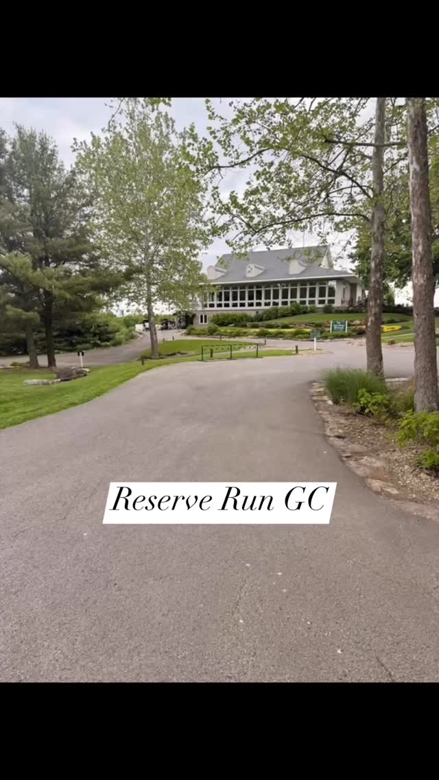 Last round of the weekend at Reserve Run. #golf #golflife #ohio #pennohiogolftrail #whynocarts