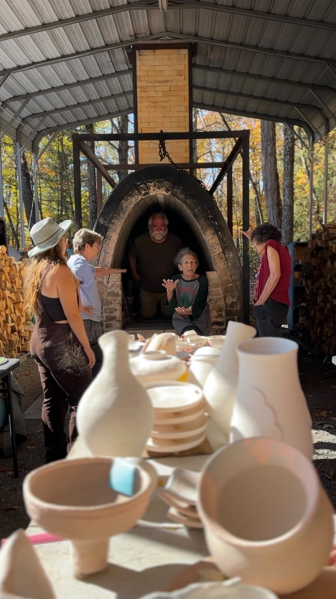 Ever since I first touched clay, I’ve been captivated by the process of turning an idea into form through sculpture. I’m thrilled to take a new step by exploring wood firing at @newprospectpottery as I create new pieces for one of our upcoming art sculptures✨
In a world where everything is so convenient, this is a chance to slow down and connect with the process—working with fire, patience, and what nature provides. I can’t wait to experiment with natural objects and create my own slips with those materials for different clay bodies. Thanks to Lynn and everyone involved as many hands are needed to make this process happen.
#woodkiln #handbuiltceramics #woodfiredceramics #pottery #explore
