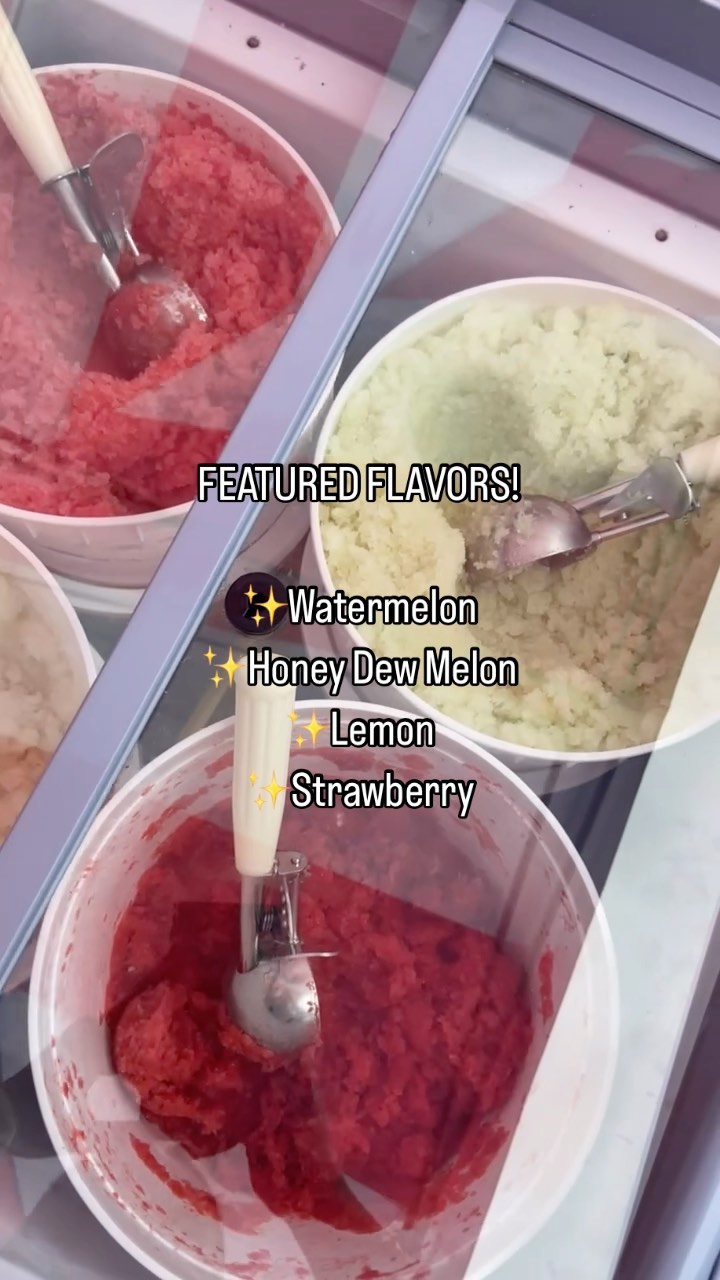 Our featured flavors at the moment! 🙌🏻
#granita #granitasiciliana #handcrafted #homemade #realfruit