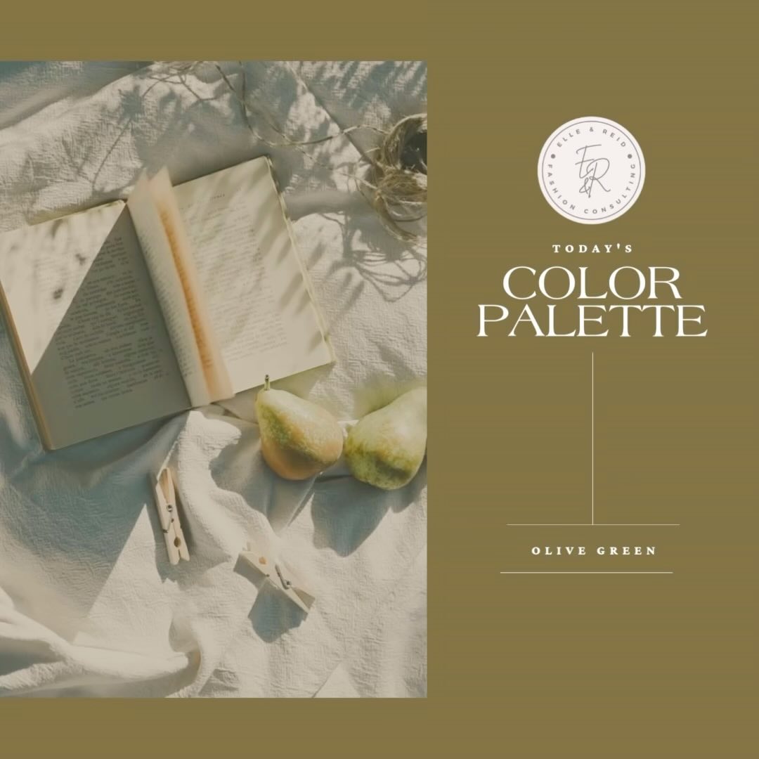 Embrace the warmth and timeless elegance of olive green, a trending hue that captures the essence of natural sophistication. Whether it’s in your wardrobe, interiors, or branding, this earthy tone adds a touch of effortless style.
Bring this trending shade into your world. How will you style olive green? Share your ideas in the comments below! 🌿
#ElleAndReid #ColorPalette #OliveGreen #ColorInspo #colortrend #FashionTrends #fashionconsulting #fashionstartup #fashionentrepreneur #businessgrowth #brandbuilding #creativeconsulting