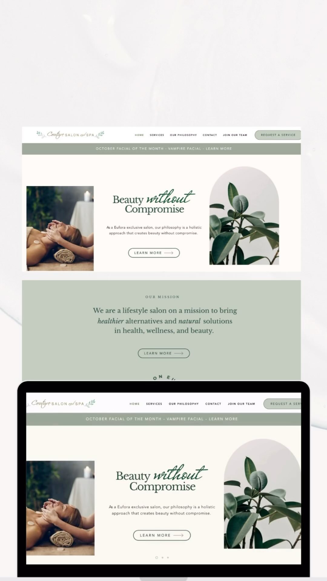 Couture Salon & Spa is a lifestyle salon on a mission to bring you healthier alternatives and natural solutions in health, wellness and beauty.
As a natural concept salon, our philosophy is a holistic approach that creates beauty without compromise. Our hair and skincare products are made with botanical ingredients and built to deliver lasting results.
As your personal hairstylist and skin therapist, we’ll listen to you, taking the time to understand your personal style, and provide you with the best treatments at the spa and at home.
We don’t just create ‘pretty hair’ – our team has special training to bring you an elevated standard of beauty and wellness solutions, while maintaining environmental sustainability.
We are the next generation of beauty professionals on a mission to provide every guest with a quality service as well as an experience that is beyond their expectation. We believe that each guest should be heard, and enjoy a relaxing experience during their time in our space.
We look for way to serving you 💕
Couture Salon & Spa 🌿
Design by @gabystudio.co
#couturesalonspa #naturalconceptsalon #naturalsolutions #beautywithoutcompromise @euforainternational @eufora.pro #hair #hairtherapy #skintherapy #salon #spa #whittier #smallbusiness