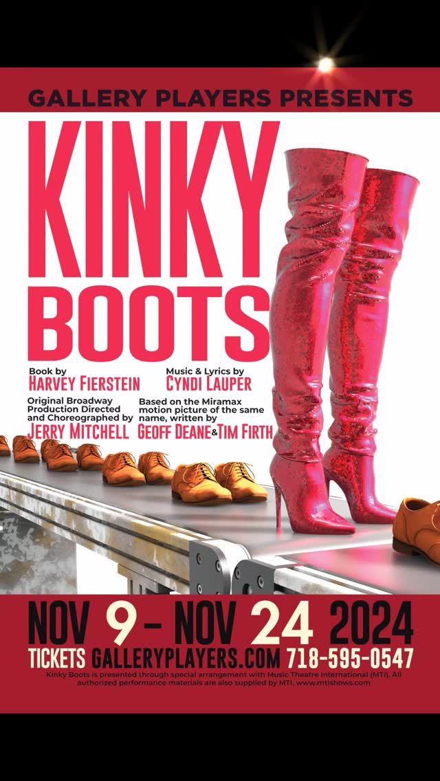 I am so thrilled to be playing Pat in The Gallery Players production of Kinky Boots! We started rehearsals last week, and let me tell you, this cast is incredible 🤩. Come let us raise you up this November! Ticket info can be found here at this link and via @thegalleryplayers page https://www.tickettailor.com/events/galleryplayers/1322324?