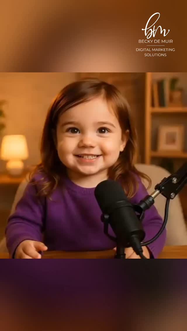 Se ve muy lindo y dulce, pero hasta la Baby Becky sabe que: si tu negocio no tiene presencia digital, ¡no existe! 💻🚫 ¡Atención, emprendedores!
#PresenciaDigital #ConsejosDeNegocio #BabyBeckyPodcast #DigitalMarketing