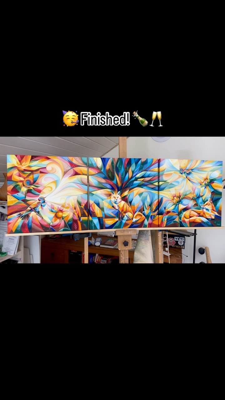 🥁🥁🥁May I present to you, for your viewing pleasure, my latest commission for the fabulous musicians @dlinquintess
“Together Apart”
This triptych just flowed beautifully! It was a joy to collaborate and bring to life. There’s a wonderful back story to this piece making it full of rich symbolism, which I will eventually publish on my website ❤️
I’m the mean time, please enjoy this terribly filmed Timelapse of the whole process 😍
2 months of work condensed to less than 1 minute!
#togetherapart #oilsoncanvas #onmyeasel #artcommission #layersofpaint #bcartist #bcart #canadianart #canadianartist