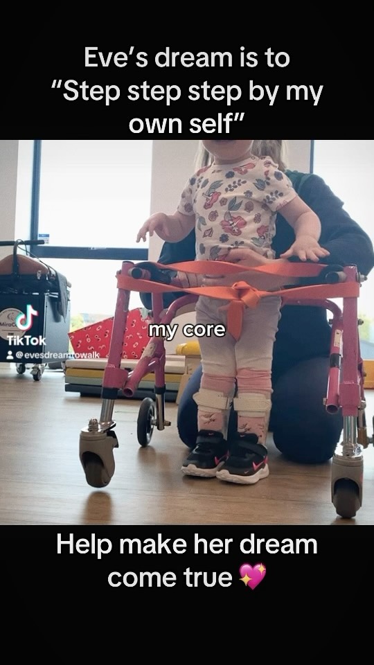 Can you please help Eve with her dream to “step step step by my own self”?🙏🏼
Eve’s family are fundraising to allow Eve to receive stem cell therapy in the Netherlands.
Stem cell therapy offers hope by regenerating the injured parts of her brain. With this treatment and ongoing intensive rehabilitation, Eve can gain the strength and mobility she needs to take her first steps.
Link in bio to donate!🫶🏼
#evesdreamtowalk #cerebralpalsy