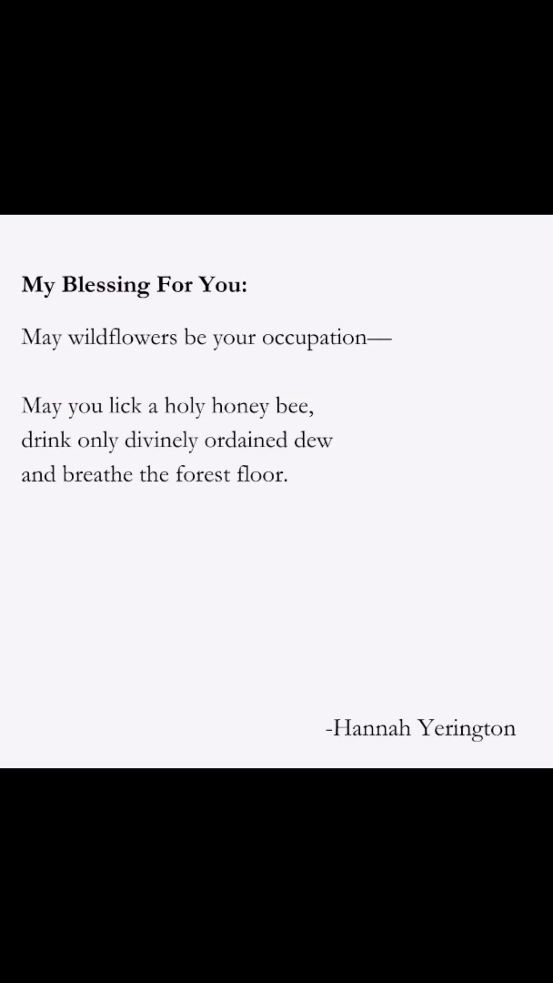 A little Monday blessing for you. #poemoftheday #mondaypoem #sheologies #garlicmoon #blessing