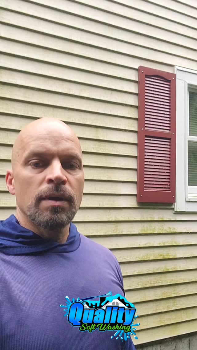 Quality Soft Washing was in Woonsocket, Rhode Island today giving this home a fresh new look! ✅ We removed all the green algae from the siding and brought the shine back to the exterior.
Want your house to look new again? Call or text us at (401) 903-9274 for a free quote!