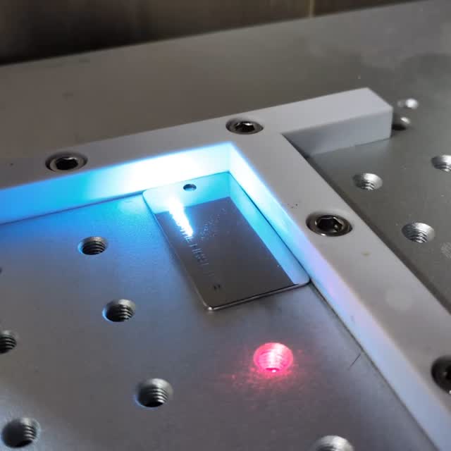 So satisfying watching this laser work. Keychains are a great way to advertise your business! Durable long lasting and made from stainless steel these keychains are awesome!
Lots of other materials available as well!