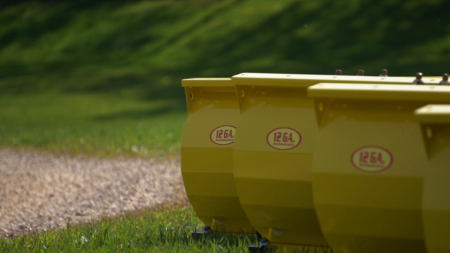 Winter's Whisper: Snow is Coming. Be Prepared with the 12 Gauge - JD QH, designed specifically for John Deere tractors with a front mounted Quick-tach hitch. Let the 12 Gauge - JD QH plow through winter's challenges, so you can cozy up indoors #Johndeere #johndeeresnowplow #johndeerepower #johndeeretractor