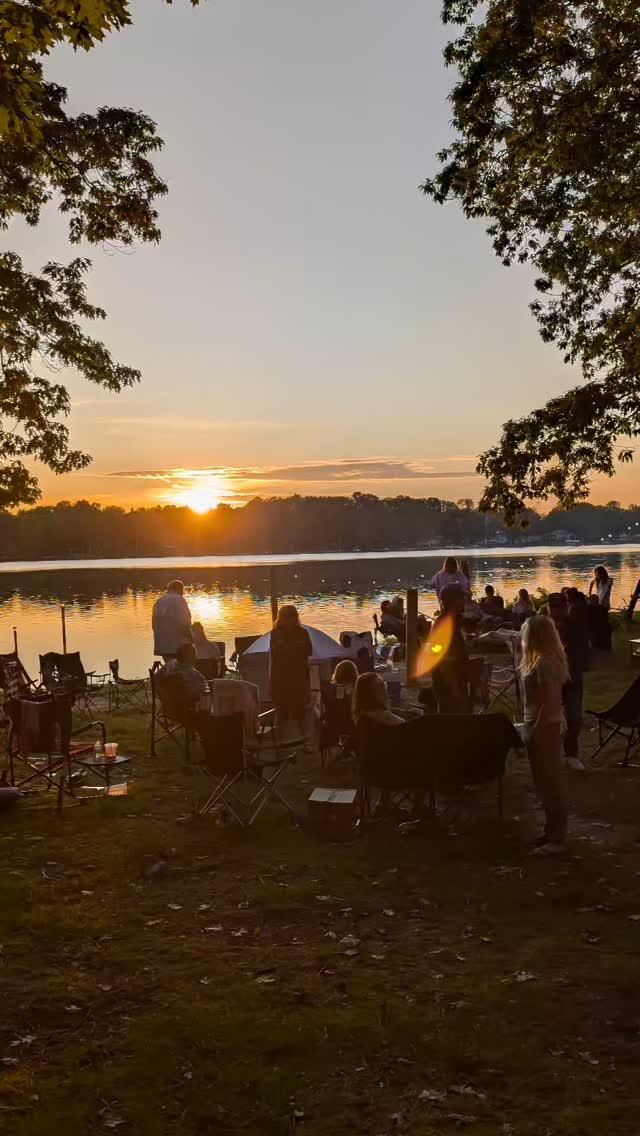 Today didn't suck 🌅
#Sunset #LakeSide #Party #Michigan #Family #GoldenHour