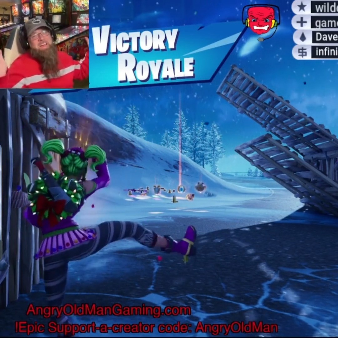 Victory Royale #700 for JJLMSU !
Epic creator code: AngryOldMan
#EpicPartner
Consider following my Twitch channel and using my Epic creator code for in game purchases as a FREE way to support my content.
https://twitch.tv/angryoldmangamingofficial
#gamingsetup #gaming #gamer #Detroit @angryoldmangaming.official #gamingcommunity #PS5 #gamingroom #gaminglife #gamingsetups #VictoryRoyale #playstation #pcsetup #pcgamer #setup #gamingmemes #gamers #pinball #gamingposts #games #Fortniteclips #gamingislife #game #zoey #videogames #battlestation #gamer #fortnite