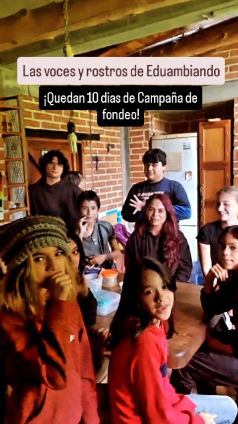 Voces y rostros de Edu 🌍
Quedan 10 días de campaña!
¿Ya donaste?
Checa el link en la Bio o ESCRIBENOS! :)
#educacionalternativa #educacion #comunidad #unschooling #homeschoolingmoms #aprendizaje #desescolarización #aprendizaje #consentimiento