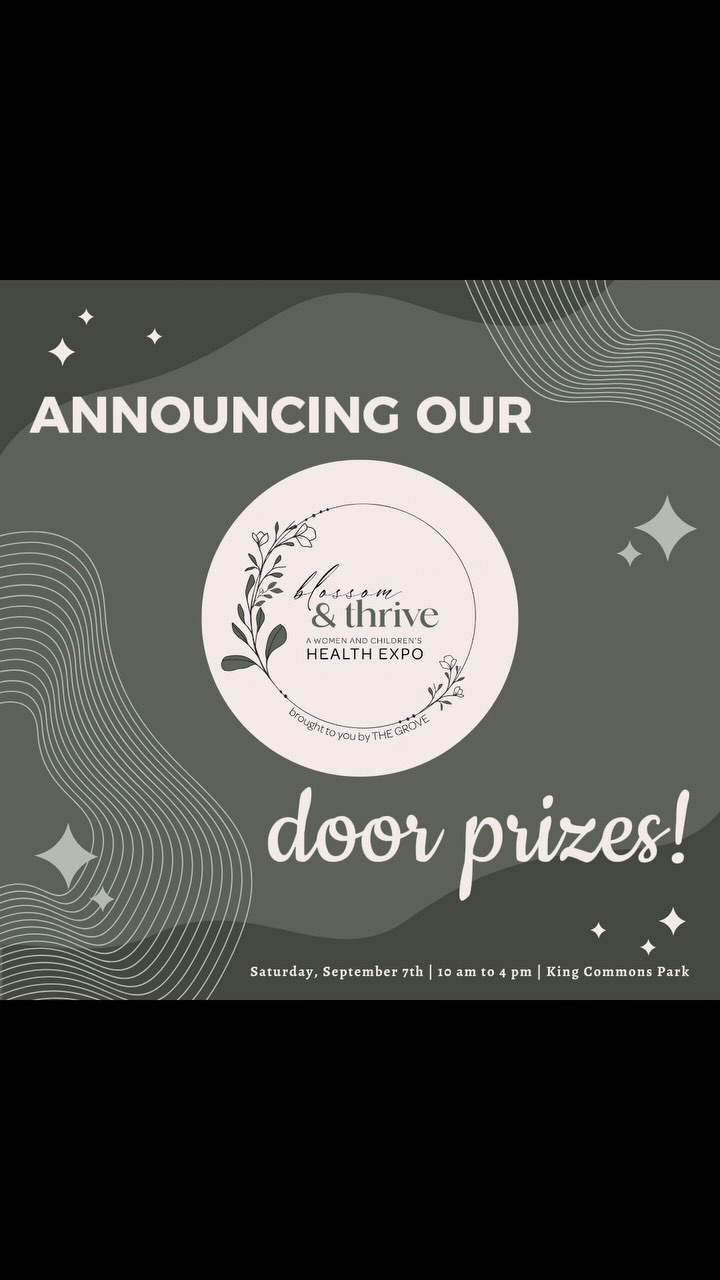 Drumroll, please! 🥁 We’re so excited to announce the amazing door prizes you could win at our Blossom & Thrive Health Expo on September 7th! 🎉
Get ready to pamper yourself with a therapeutic massage, weighted blanket + eye mask, Mary Kay products and more! Nourish your body with strength training classes, a wellness program, yoga classes, and artisan sourdough bread! And boost your well-being with acupuncture services, mental health goodies and more!
Don’t miss your chance to win! Be sure to stop by our Blossom & Thrive Expo for a chance to take home one of these fantastic prizes. See you there! ✨
#BlossomAndThrive #HealthExpo #DoorPrizes #Giveaway #WinBig