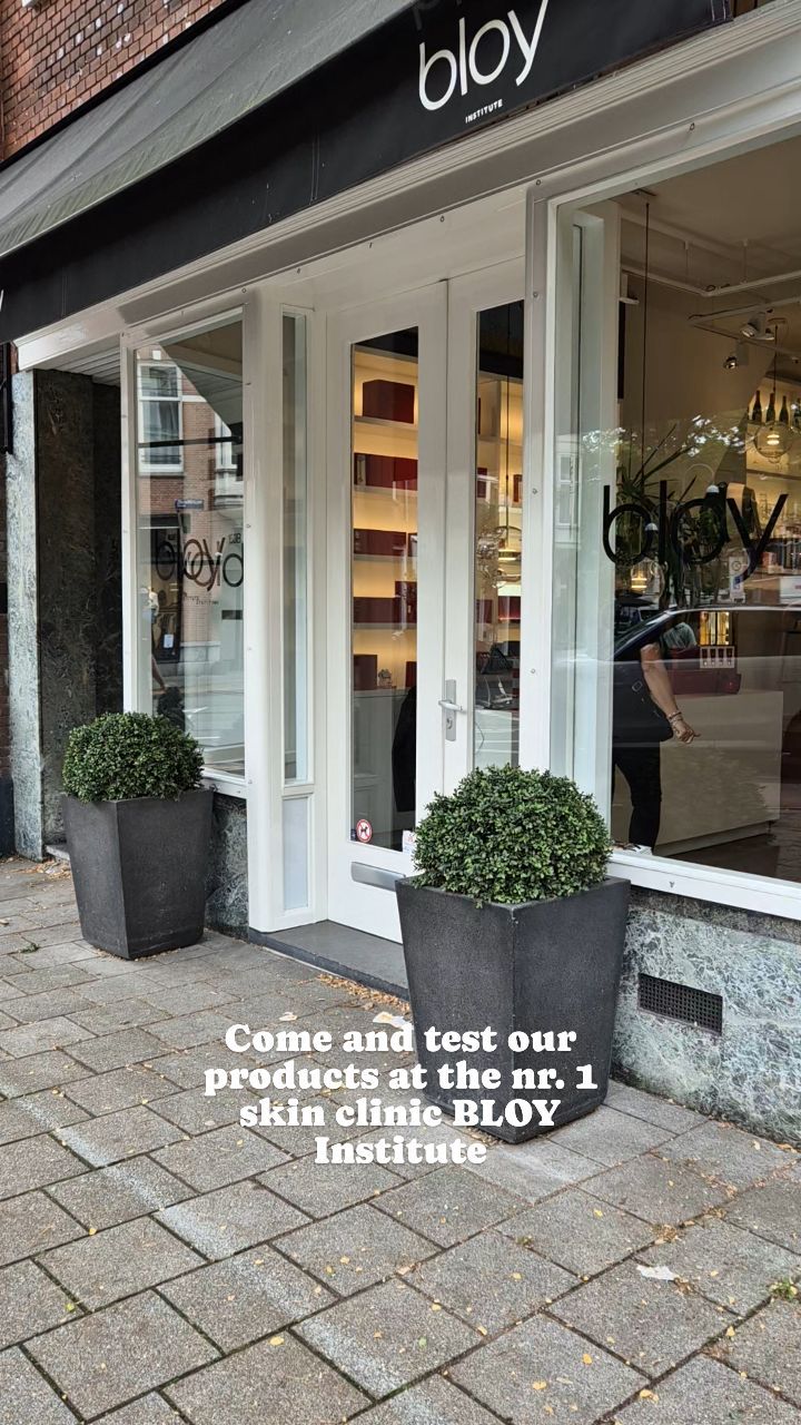 Come and test our products at the nr. 1 skin clinic @bloyinstitute