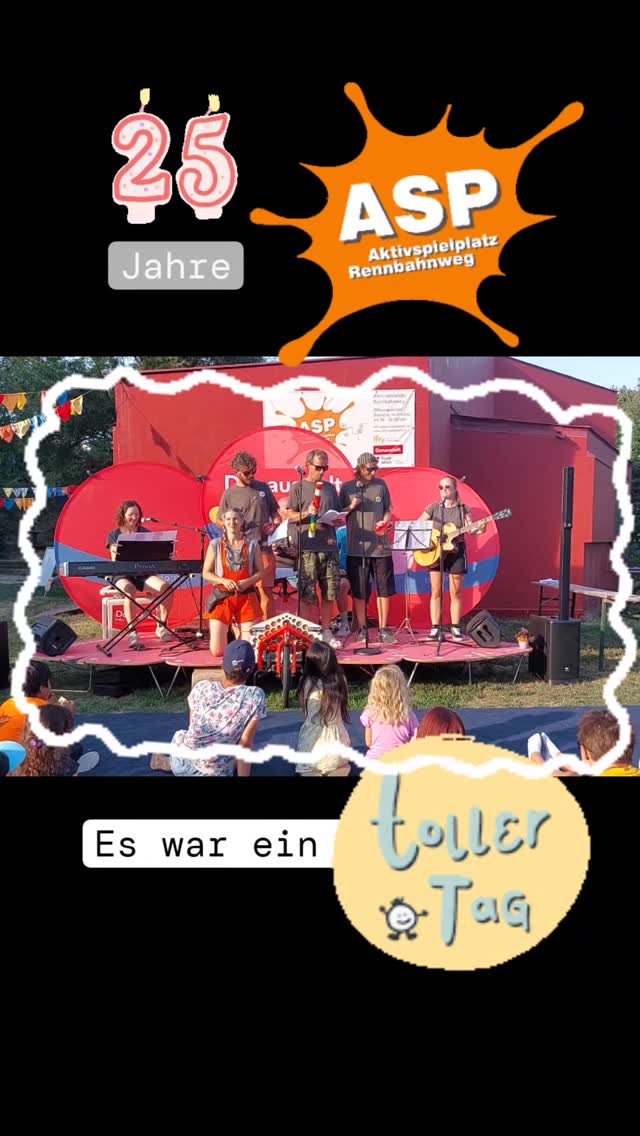 Team Auftritt zu unserem 25. Geburtstag
Es war so ein schöner Tag mit euch.
Danke, dass ihr mit uns gefeiert habt.
Und danke an @_.tudas._ für die rhythmische Unterstützung
#institutFürErlebnispädagogik
#asp
#geburtstagsfest
#aspBand