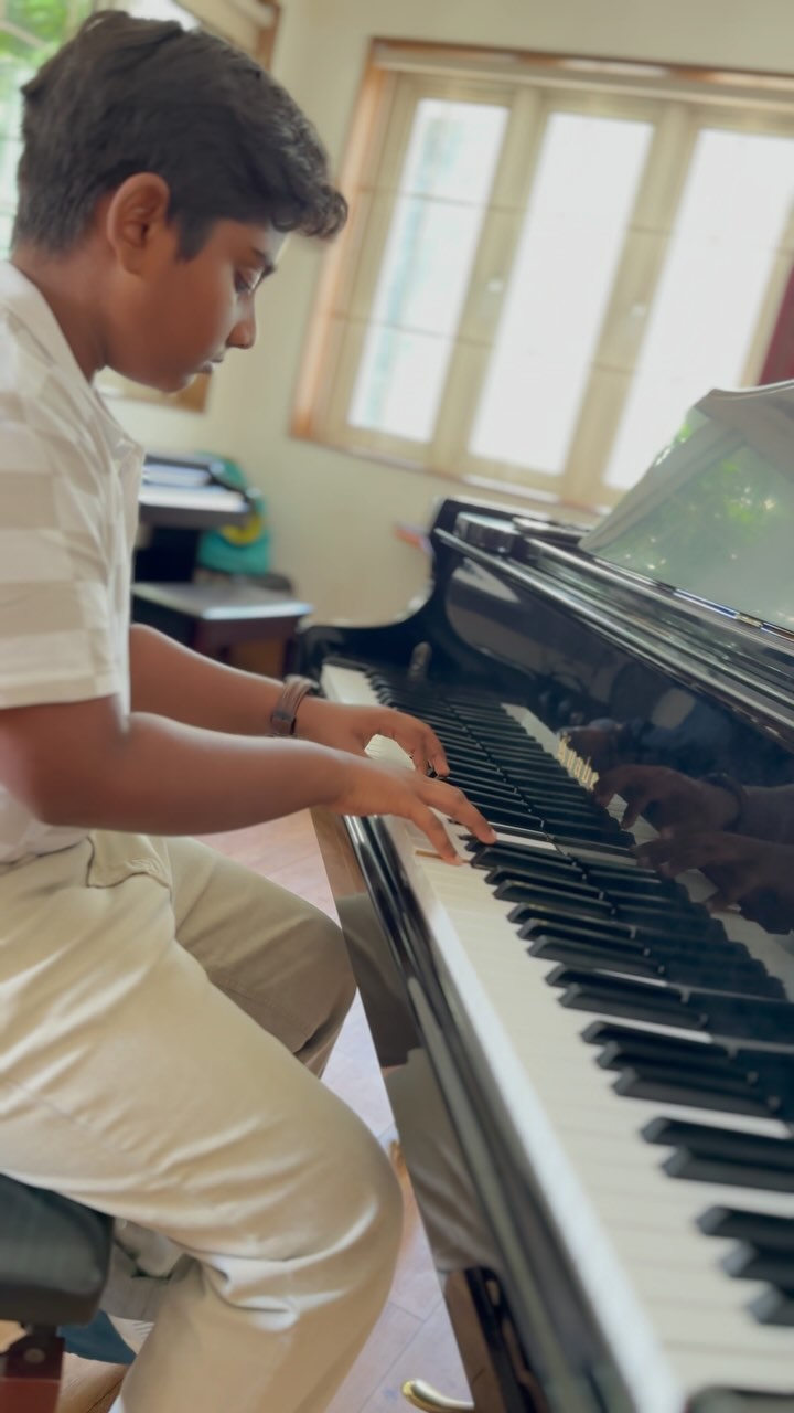 5 years progress ! Here is my little champ Dakshesh whos my student since his age of 5 and now he is 12 and pursuing his Grade 4 Piano !