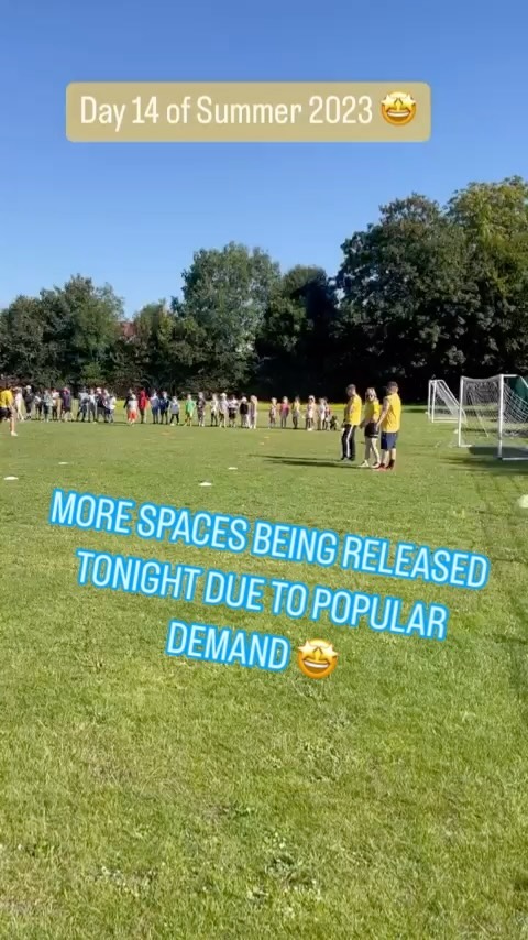 A MASSSSSSIVE WEEEEK! 🎉
Fun. Sun. Run. I’m done with the rhyming words 🤪
📲 More spaces are being added tonight!
Any other words to rhyme with the above that fit our Campz day? 🤨