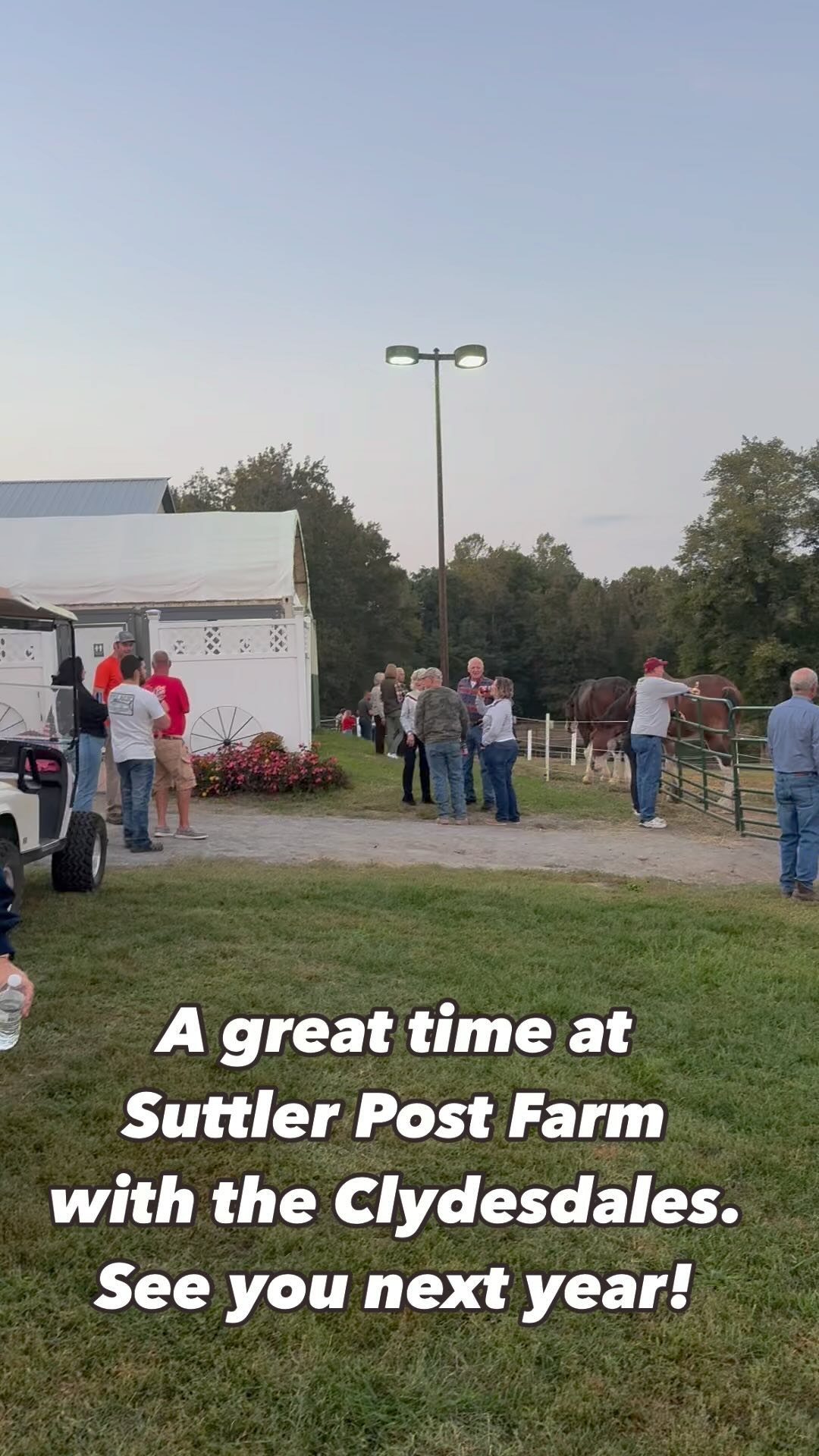 We had great weather and a great crowd for this year’s sponsored breakfast at the Find Us Camping Sutler farm Clydesdales barn party. We spent the morning after breakfast taking questions and educating the attendees about the benefits of solar products and switching over from lead acid to lithium batteries. Next year is going to be even bigger and better! We can't wait!