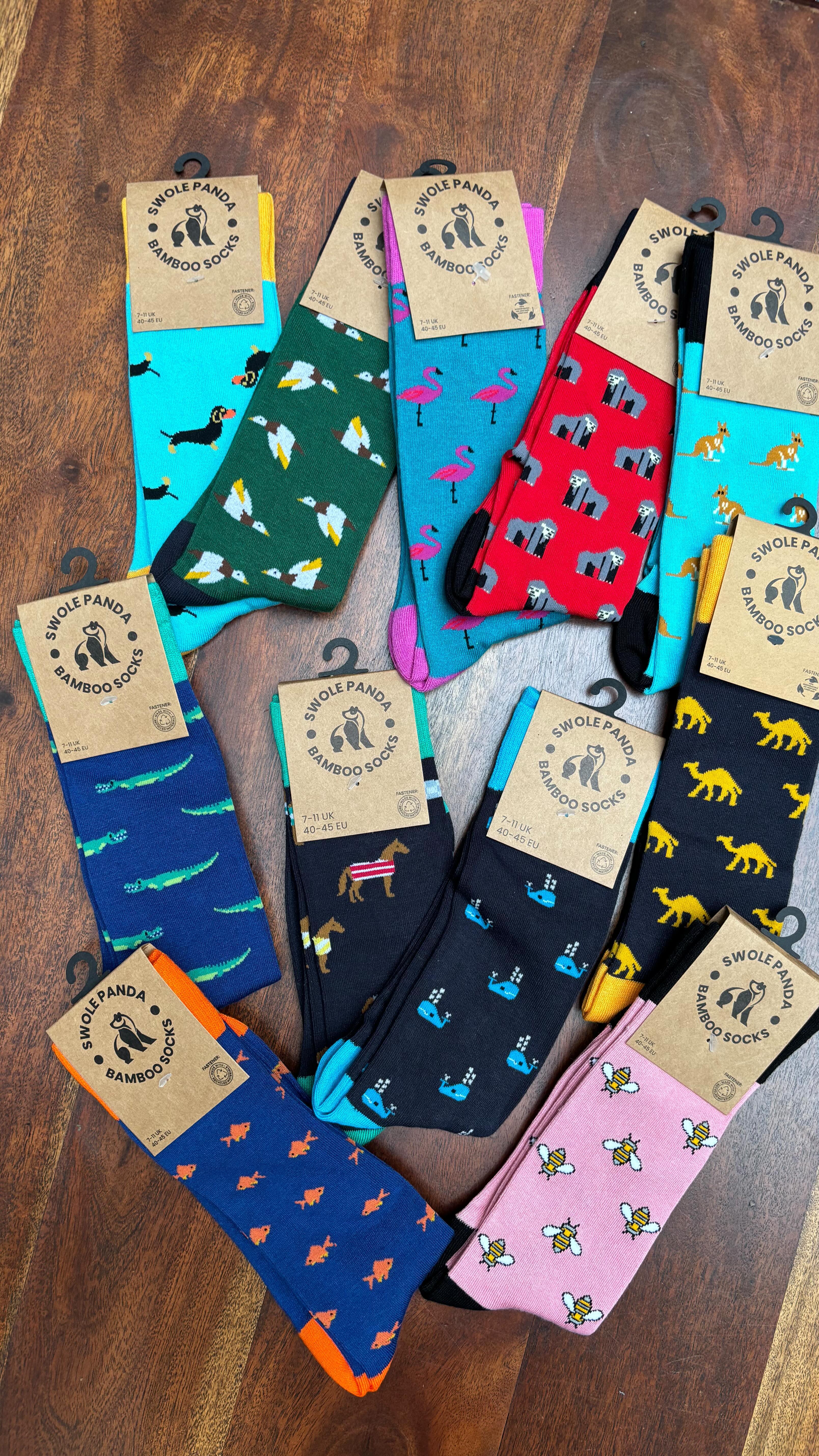 New Horse and Whale bamboo socks to add to the @swole_panda animal collection
#cirencestershopping #socks #swolepanda #bamboo #bamboosocks #cotswold #cotswolds #cirencesterlife #cotswoldlife #animalsocks #cirencesterbusiness #shoplocal