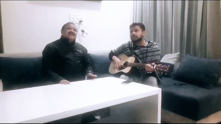 Jamming with my first ever music hero - my dad! This is us making magic with music🎵❤️