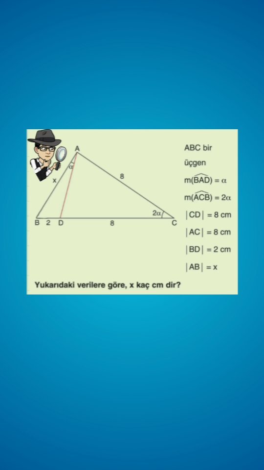 Geometri soru çözümü🌙 #geometri #geometry #math #matematik #ayt #tyt #dgs #ales #kpss #eğitimkoçu
