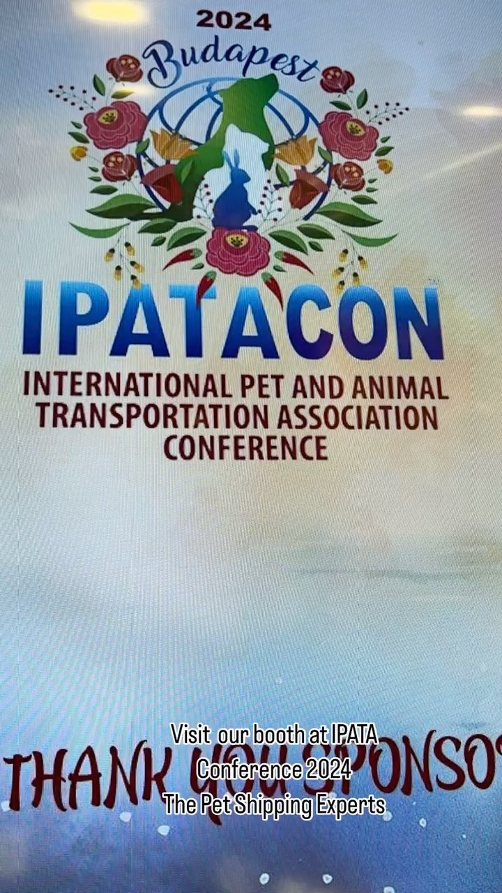 Visit us our booth at IPATA 2024 : THE PET SHIPPING EXPERTS. 🇹🇭👍🏻 Dynamic Air Cargo & Thailand Pet Mover 🇹🇭👍🏻 we ready to meet you. 😀👍🏻