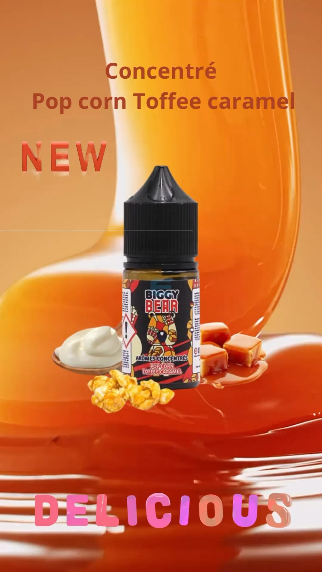 Nouveaux arômes gourmands ! Pour ceux qui aime se faire plaisir . 😜
#biggybear #arome #diy #gourmandise #lorient #hennebont #vapoway
