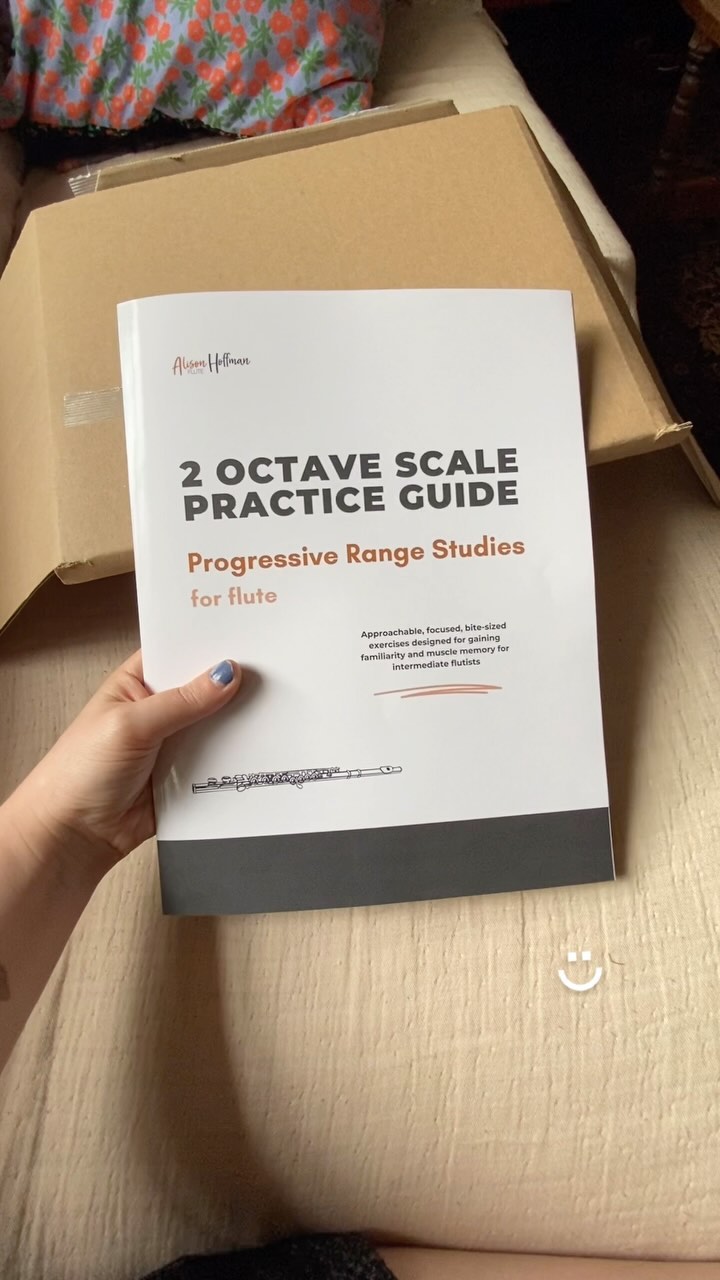 At first I thought my new book would only be a digital download but I totally changed my mind and I’m so glad I did!
Physical copies are on their way, but in the meantime, download the free sample in Bb Major and check out the full 2 Octave Scale Practice Guide (digital version) in my shop!
Details:
• 12 Major keys and chromatic scales from Low C (optional Low B) up to High C
• 21 pages of progressive exercises which can be customized to the student’s needs
• Suggestions on how to use this guide for students AND their teachers
• Labeled sections for clear navigation
I hope you enjoy it!