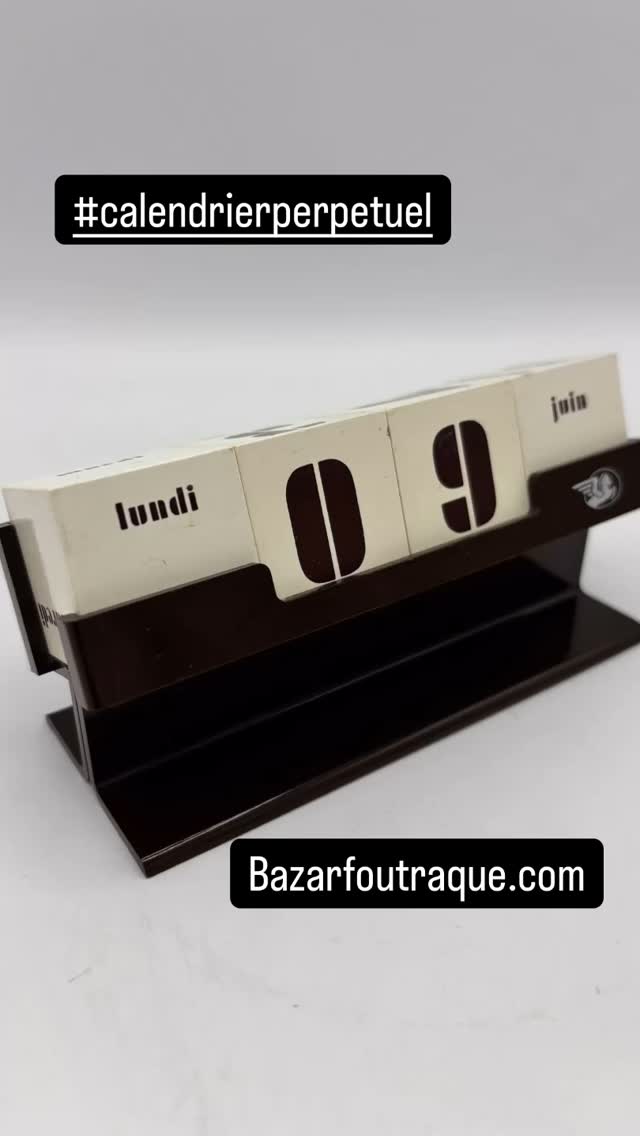 Passion calendrier perpétuel ! #vintage #brocante #brocanteenligne #1970 #1970design #1960 #design #1970style #1980