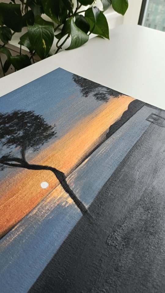 Commission | 𝗦𝘂𝗻𝘀𝗲𝘁 𝗶𝗻 𝗠𝗮𝗷𝗼𝗿𝗰𝗮 𝗻°𝗜
~ Acrylic Painting on Canvas Board
~ 50x40 cm
🌵 Back to last month when I met a photographer while I was exhibiting at the Parallax Art Fair in London. The style of one of my artworks drew his attention! So, he asked me to create a painting for him based on one of his photographs, which holds a lovely memory for him.
When I started working on this piece, I felt a little bit stressed because I really wanted it to please. But, I just let myself go and really enjoyed creating this painting !!
🌿 Thanks @shaughn_photo658 for your support and trust.
I hope you love the final result!
#art #artwork #customartwork #acrylicpainting #painting #passion #happiness #landscape #sealandscape #majorca #spain