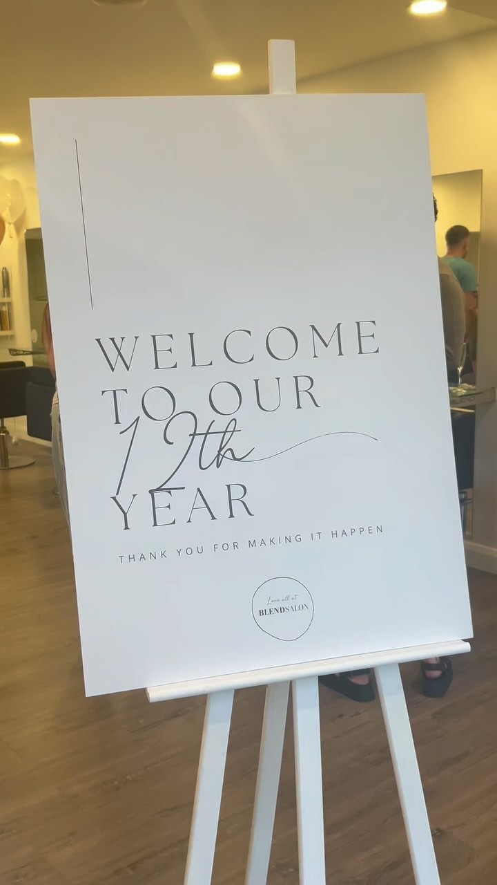 12 YEARS OF BLEND SALON🥂
Thank you to all of our amazing team and clients for making it happen…. What a night!
#blendsalonderby #blendsalon #redkensalon #derbysalon #redken #salonparty