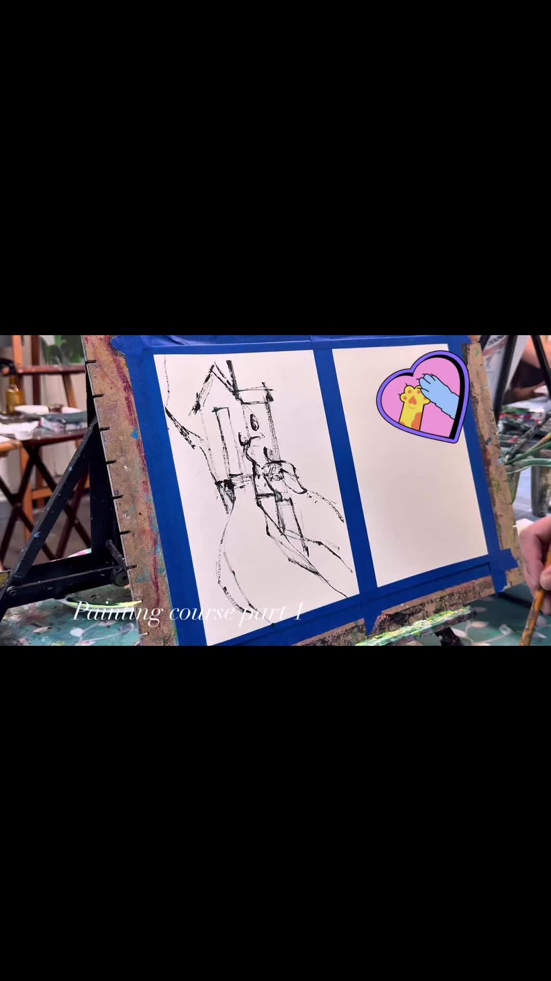 Painting course part 1: Learning value from acrylics in black and white! #summertrends #AQuietPlace #acrylic #acrylicpainting #who #black #white #blackandwhiteart #artwork #arts_help #artcollector #art #artist