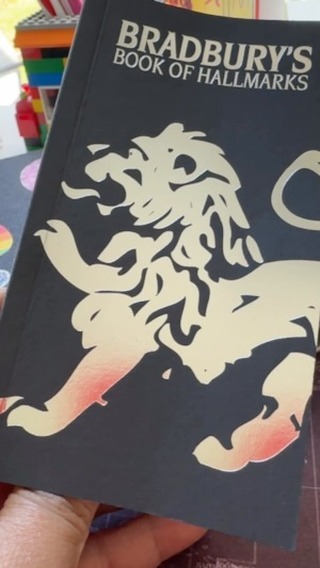 My shiny new copy of 📘Bradbury’s book of Hallmarks is here! All packed until 2028. Available now from Sheffield Assay Office 🤴🏽#hallmarks