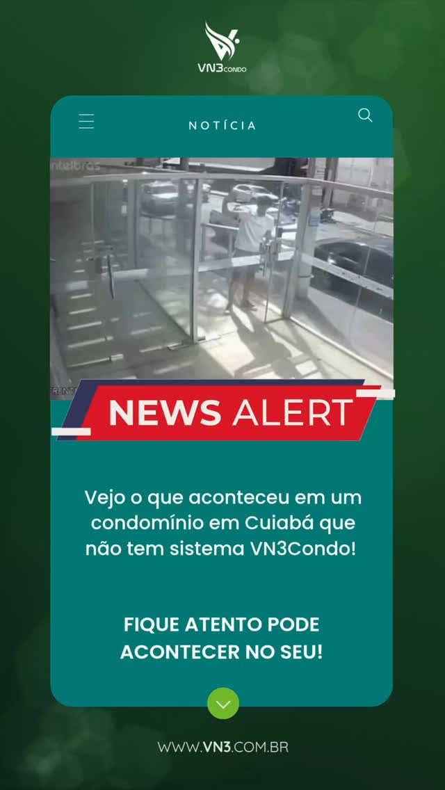 🚨 ALERTA DE SEGURANÇA! 🚨
Olha o que aconteceu em um condomínio de Cuiabá que não tem o sistema VN3Condo 😱
Fique atento: isso pode acontecer no seu condomínio também.
🛑 Não deixe para agir depois do prejuízo.
📲 Conheça agora a tecnologia que protege síndicos e moradores!
#SegurançaCondominial #VN3Condo #Cuiabá #Invasão #TecnologiaCondomínio #SíndicoInteligente #CondomínioSeguro #AlertaVN3 #Alerta #Viral #Explore