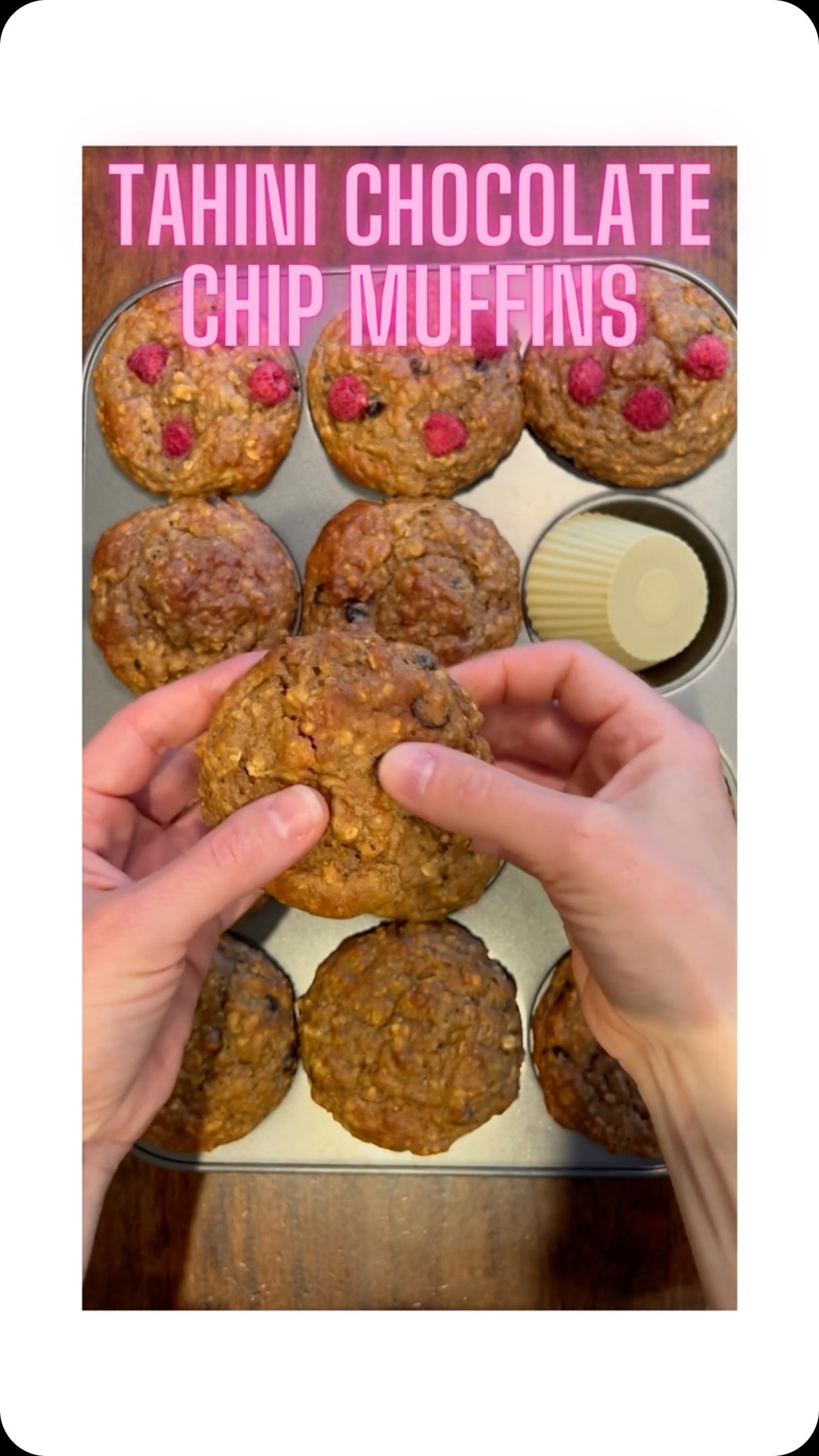 These tahini chocolate chip muffins are so moist and fluffy! They contain no oil or butter and no refined sugar. I have been looking for ways to get more sesame in our diet, as my oldest just finished OIT for a sesame allergy. These muffins are literally the best. I have made them a million different ways, with different swaps and they always come out perfect. You can use any nut butter, eggs or flax eggs, dairy or non-dairy yogourt, I have tried them every which way and they are a breakfast staple at our house. They also freeze beautifully for busy mornings!
Tahini chocolate chip muffins
1 cup whole wheat flour (pastry flour is best)
1 cup quick oats
1 tsp baking powder
1 tsp baking soda
1 tsp cinnamon
½ tsp salt
½ cup Tahini (or any nut butter)
3 medium bananas (crushed)
2 eggs (or 2 flax eggs)
1/3 cup date powder
½ cup plain yogourt
¼ cup milk (I use flax or soy)
1 tsp vanilla
Mix the flour, oats, baking powder and soda, cinnamon and salt in a bowl. In another bowl, crush the bananas, then stir in the tahini, eggs, date powder, yogourt, milk and vanilla. Pour in the flour mixture and stir until combined. Mix-ins are optional but oh so good. Here I added dark chocolate chips, about half a cup, and some fresh raspberries. Bake at 350F (175C) for 20-25 mins. Enjoy!
#HealthyIndulgence #tahinimuffins #chocolate #easybreakfast #Easytreats #healthycsweets #ChocolateLovers #chocolateandtahini #easybreakfast #PlantBasedTreats #refinedsugarfree #EasyRecipes #ChocolateHeaven #mealprep #MindfulEating #InstaFoodie #HealthyLiving #gp #doctormom #your_lifestyle_doctors