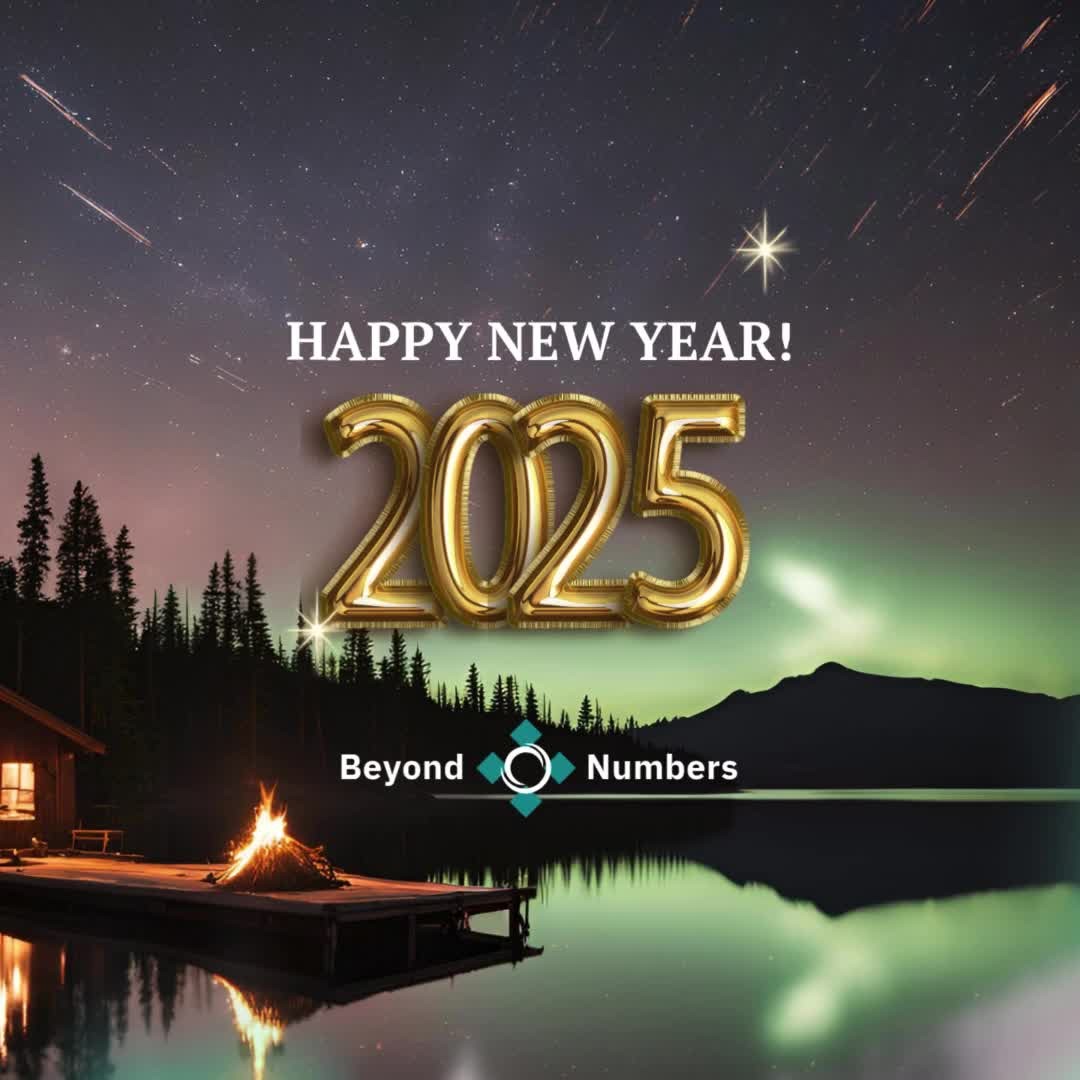 Happy New Year from Beyond Numbers! 🎉 January is a whirlwind of chaos, change, and exciting new goals. Wishing you a fantastic start to the year!